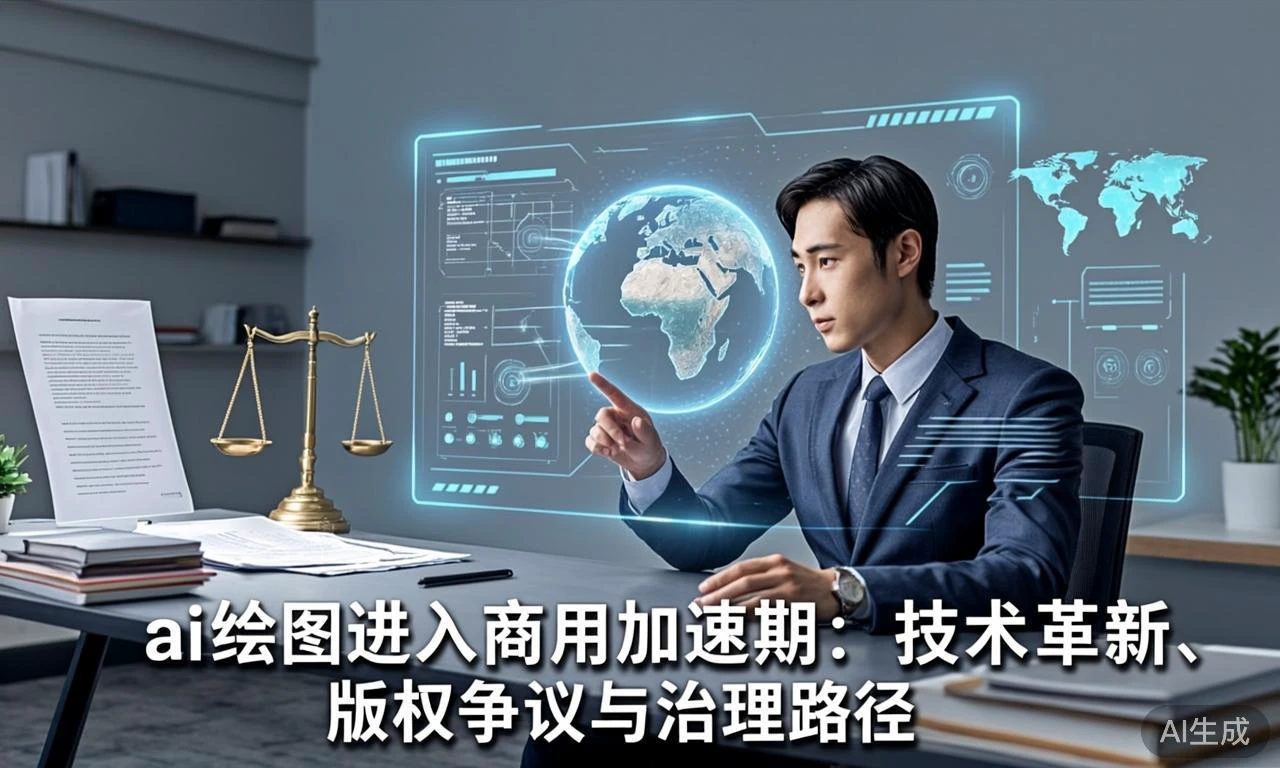 ai绘图进入商用加速期：技术革新、版权争议与治理路径