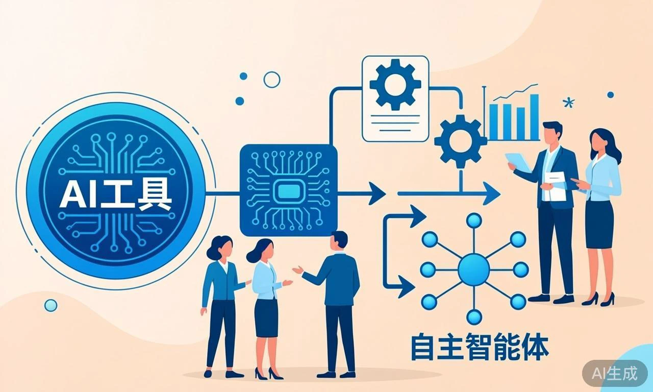 从AI工具到AI智能体:企业数字化转型的阶段性路线图