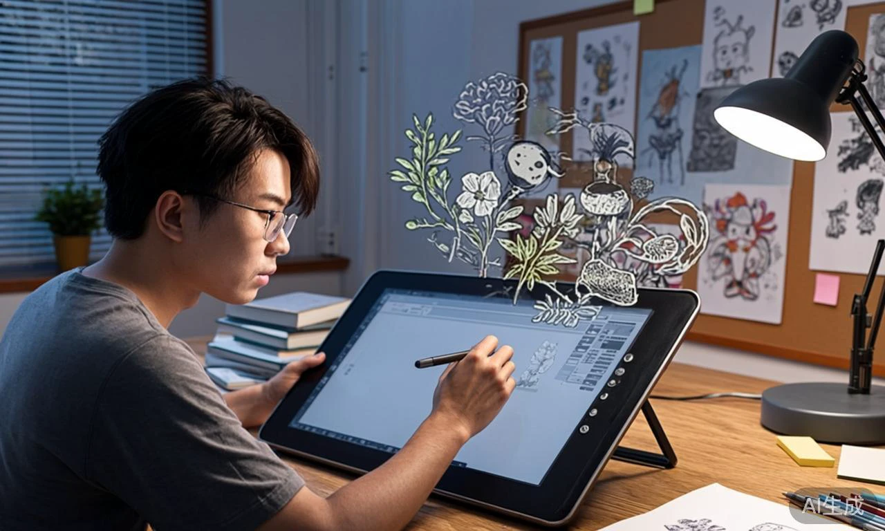 ai做插画:生成式技术如何重塑插画产业与版权生态 1787223819-aiimg6a86df0b0b5940.29154295.webp